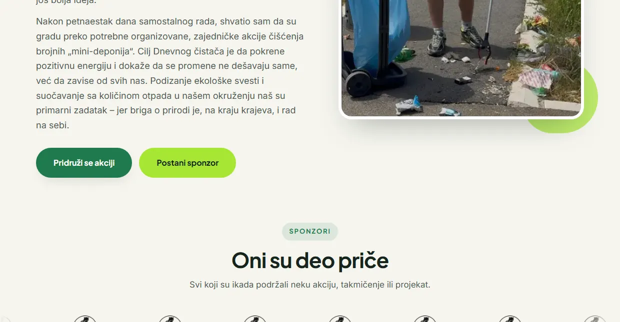 Dnevni Čistač design, part 2 of the page