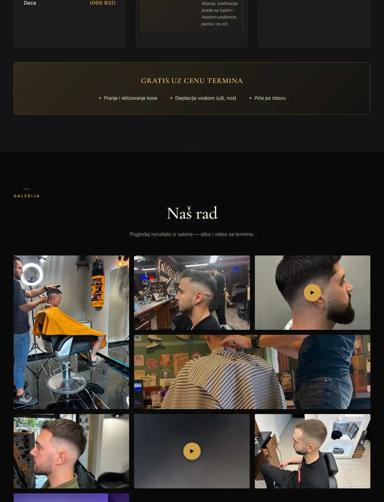 Golden Cut design, part 3 of the page