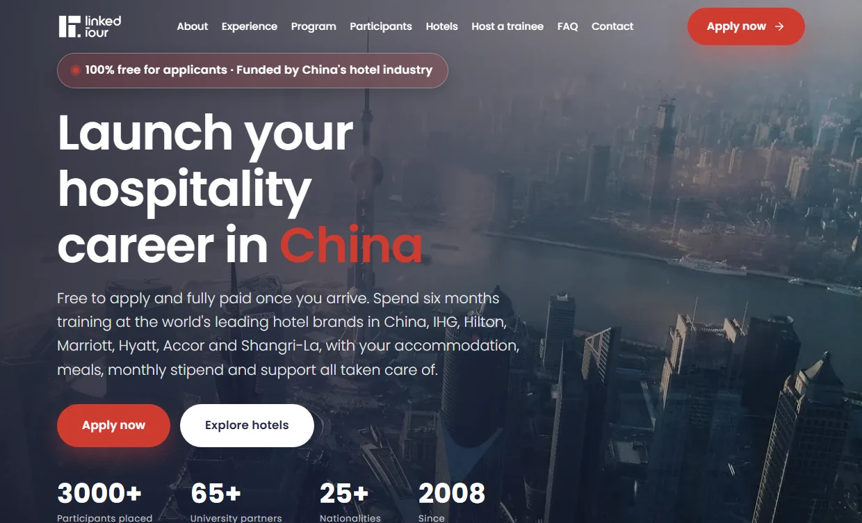 The rebuilt website of the same client