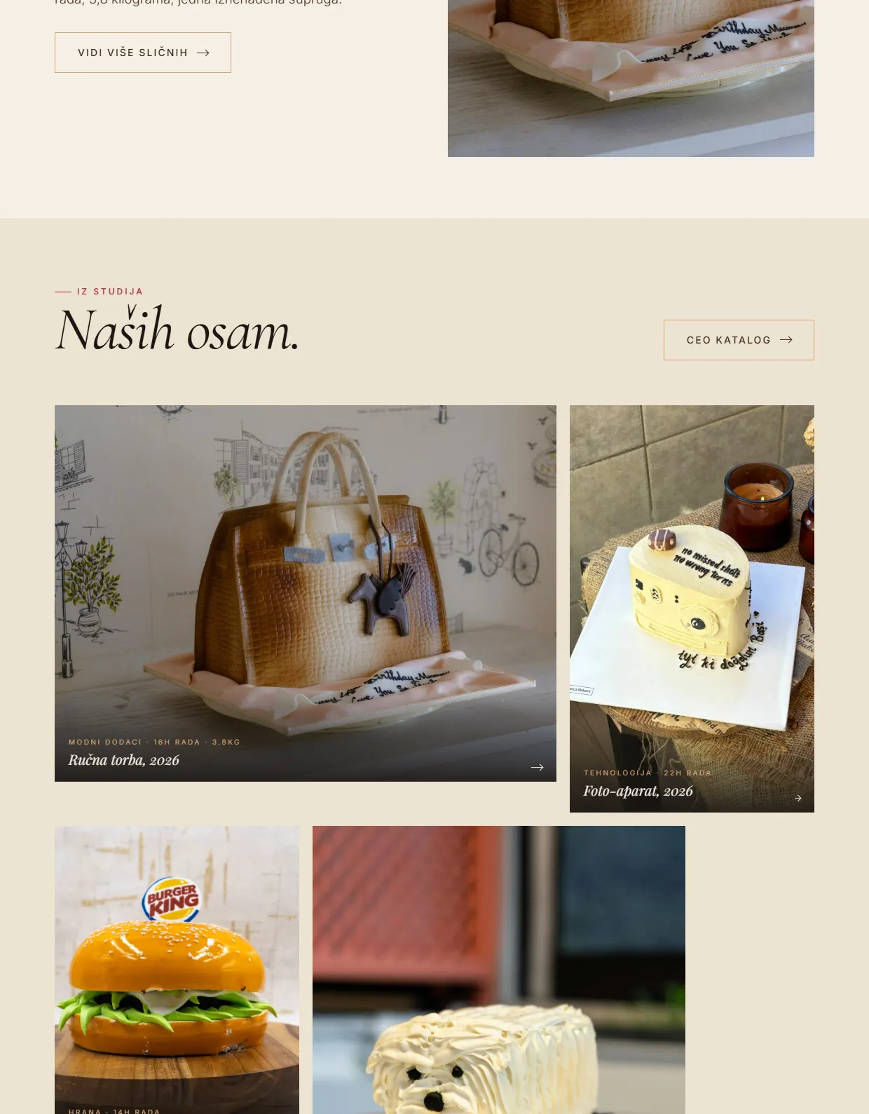 Slatka Obmana design, part 2 of the page