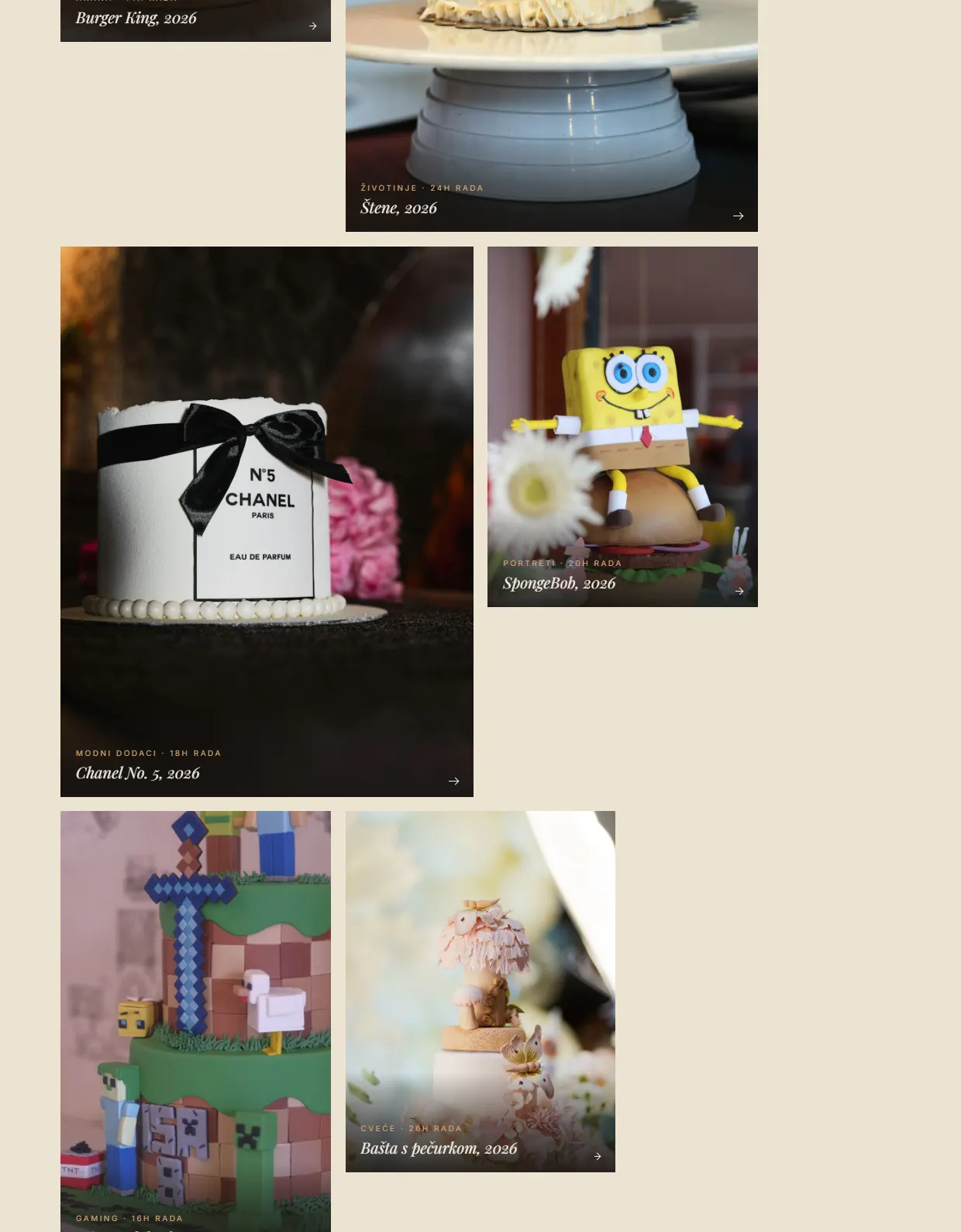 Slatka Obmana design, part 3 of the page